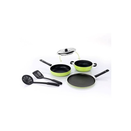 Kitchen & Dining, FESTIVE OFFER!!NEW 4-Piece Gift Set Which Includes NONSTICK  DOSA TAWA,NONSTICK FRY PAN,NONSTICK KADAI AND STAINLESS STEEL LID